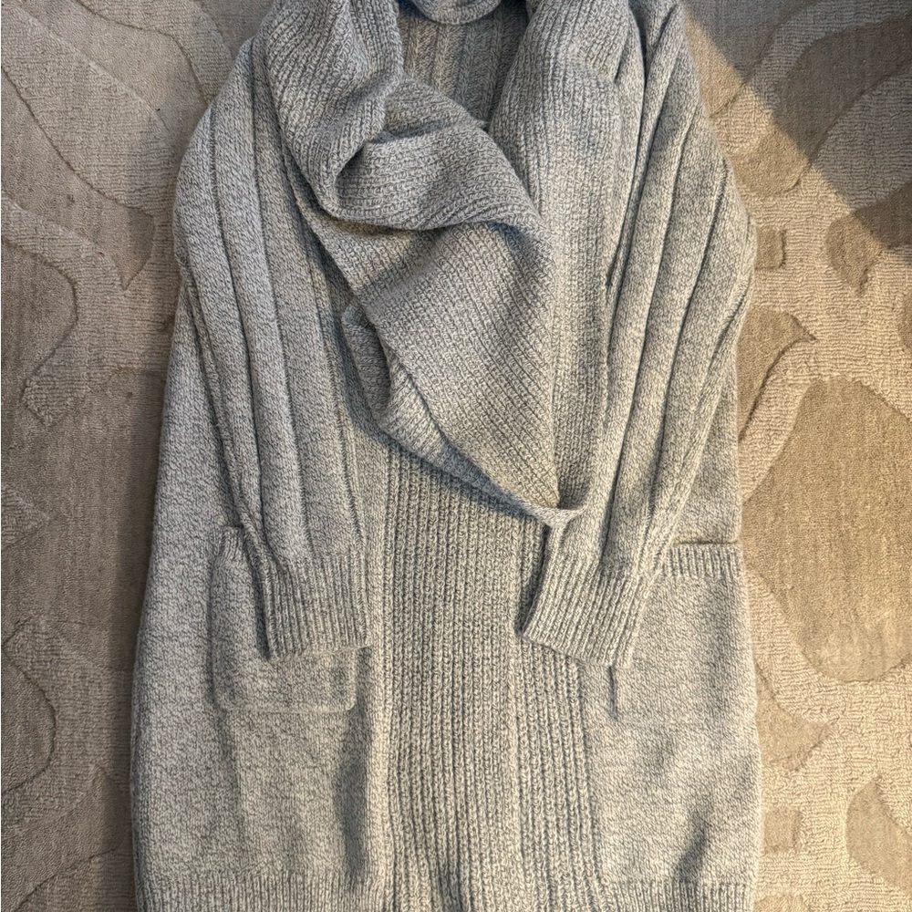 Willow & Clay Light Gray Cowl Neck Sweater